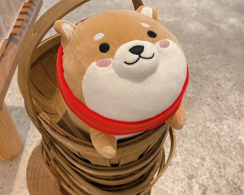 Мягкая игрушка "Собака Акита-Ину / Сиба-Ину"