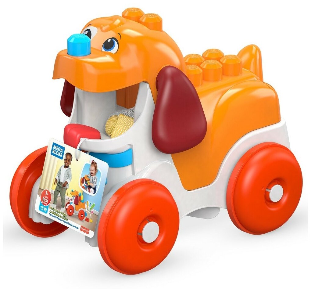 Конструктор Mega Bloks First Builders GNW63 Щенок Лил, 15 дет.