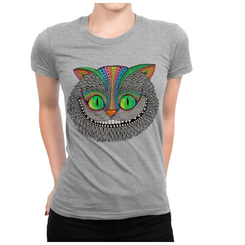 фото Футболка dream shirts чеширский кот женская l серая