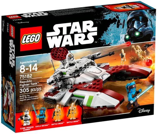 LEGO Star Wars 75182 Боевой танк Республики, 305 дет.