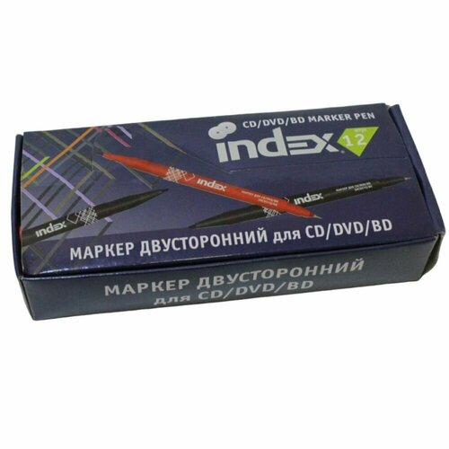 Комплект двухсторонних маркеров Index 12 шт