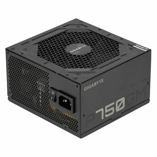 Блок питания Gigabyte GP-P750GM, 750Вт, 120мм, черный, retail