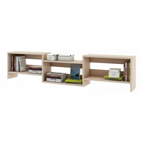 Полка настенная МФ Владимир Лайт-43 Дуб молочный