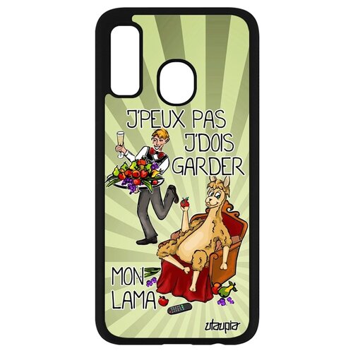 фото Чехол для телефонов samsung galaxy a40, "не могу - у меня лама!" прикол повод utaupia