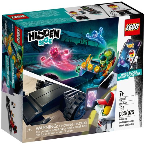 Конструктор LEGO Hidden Side 40408 Drag Racer, 134 дет. конструктор lego hidden side 792007 possessed worker одержимый шахтер 4 дет