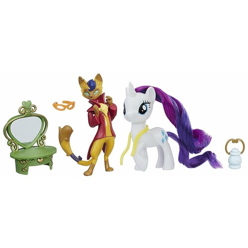 фото Игровой набор my little pony стильные друзья rarity & capper dapperpaws e2246