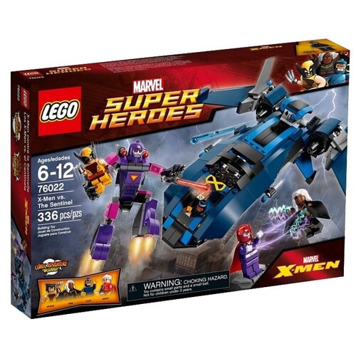 Купить LEGO 76022 X-Men vs. The Sentinel - Лего Лиди Икс против Сэнтинеля, пластик, male