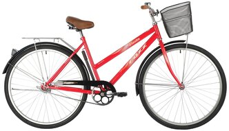 Городской велосипед Foxx Fiesta 28 (2021) красный 20" (требует финальной сборки)