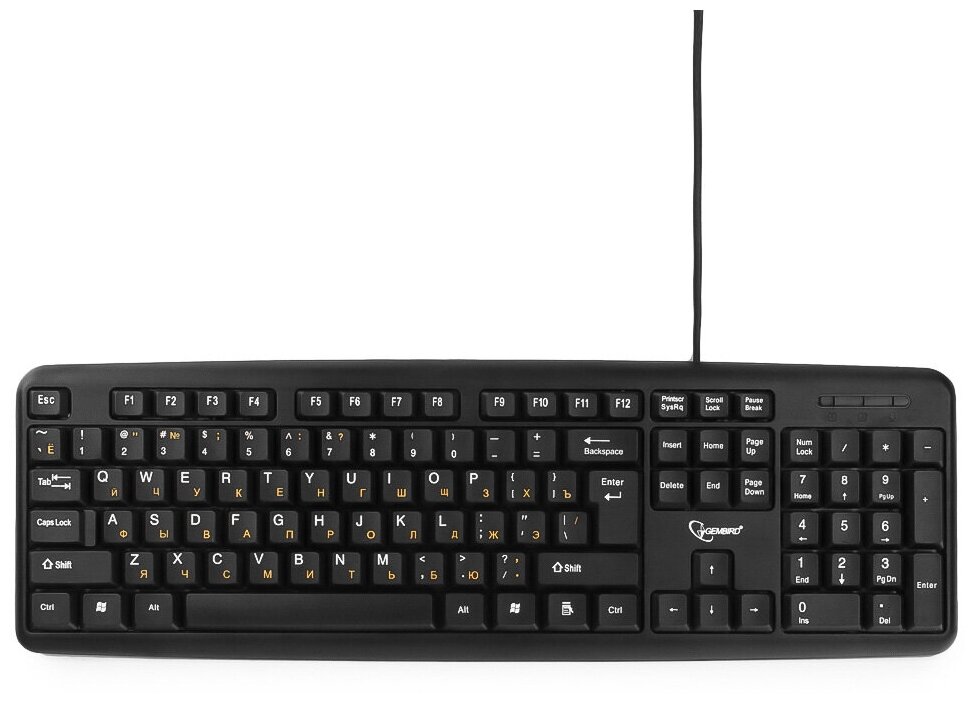Клавиатура Gembird KB-8320UXL-BL Black USB