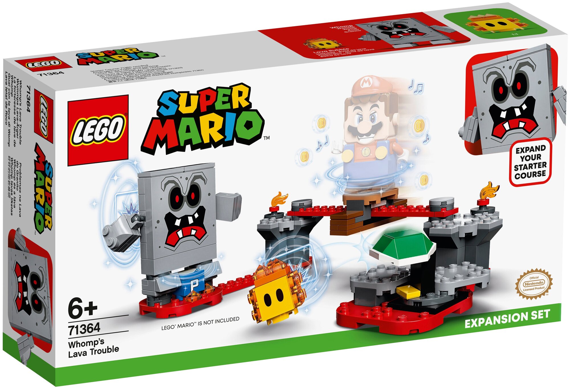 Конструктор LEGO Super Mario Неприятности в крепости Вомпа - дополнительный набор, 133 детали (71364) - фото №17