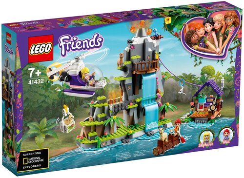 Конструктор LEGO Friends 41432 Джунгли: спасение альпаки в горах, 512 дет.