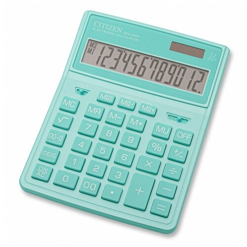 Калькулятор настольный CITIZEN SDC-444X бирюзовый