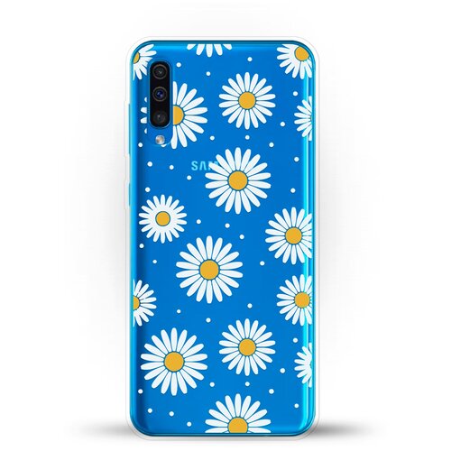 фото Силиконовый чехол ромашки на samsung galaxy a50s andy & paul
