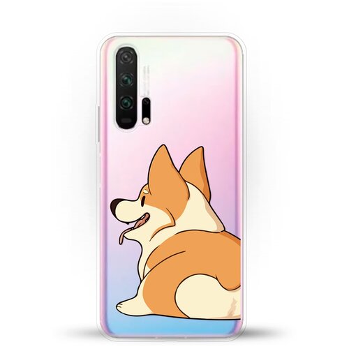 фото Силиконовый чехол корги на honor 20 pro andy & paul