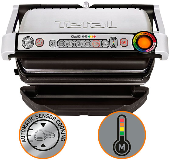 Умный электрогриль Tefal Optigrill+ GC712D34