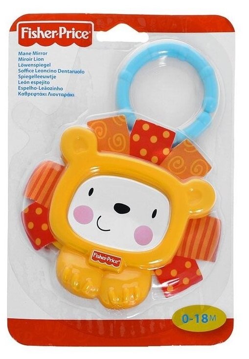 Прорезыватель Fisher-Price "Львенок с зеркальцем" (X5410)