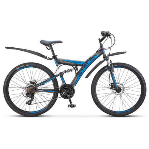 Горный (MTB) велосипед STELS Focus MD 21-sp 26 V010 (2020) рама 18 черный/красный