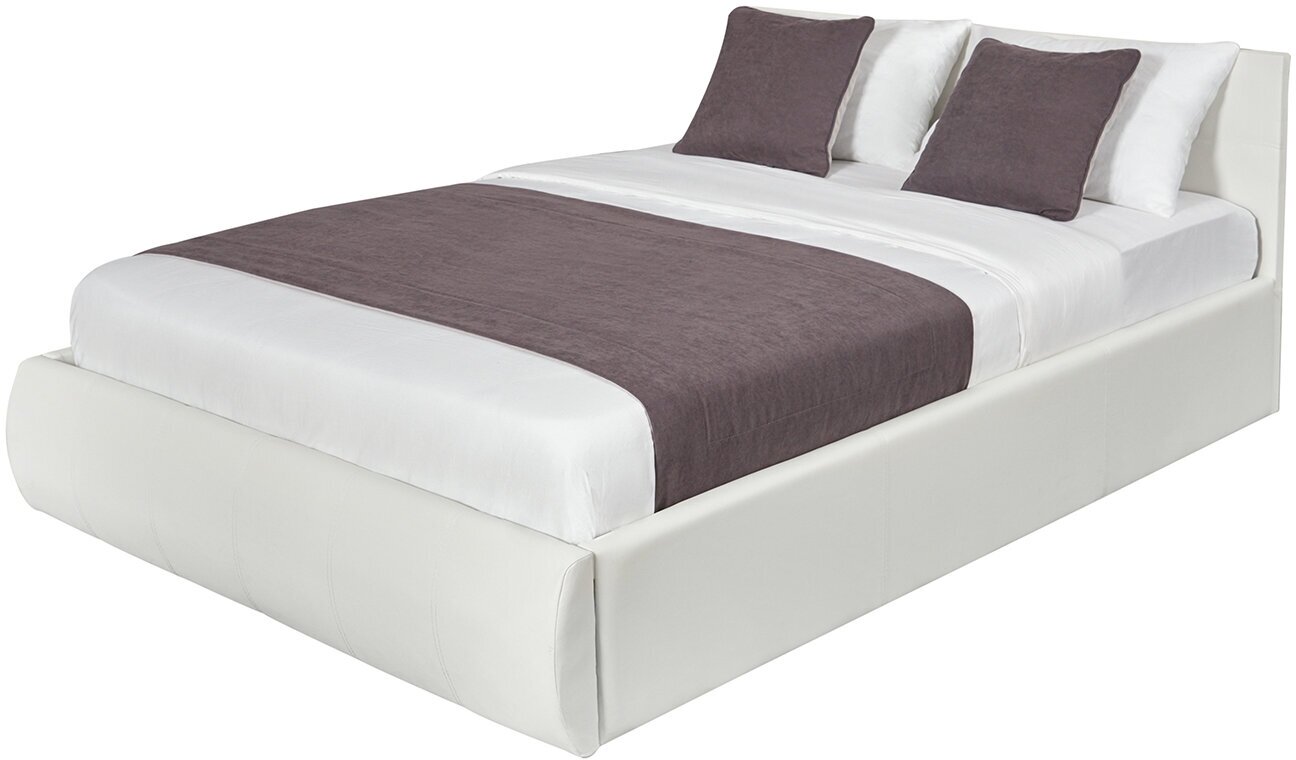 Кровать с подъёмным механизмом Hoff Mila, 155х80х218, цвет белый глянцевый