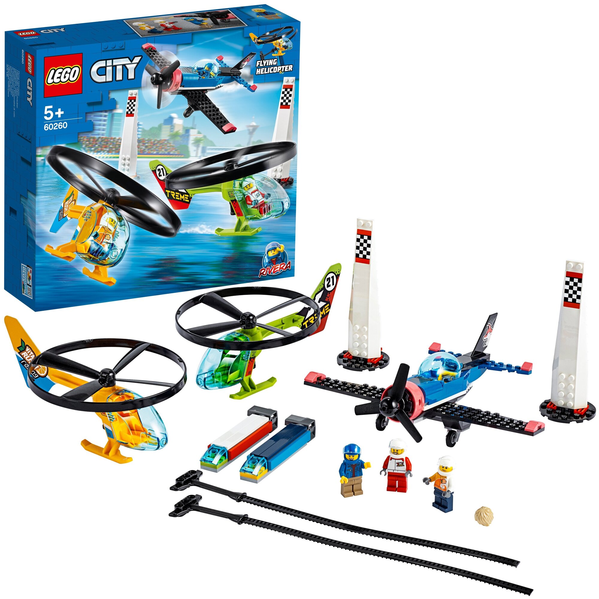 Конструктор LEGO City Воздушная гонка, 140 деталей (60260) - фото №2