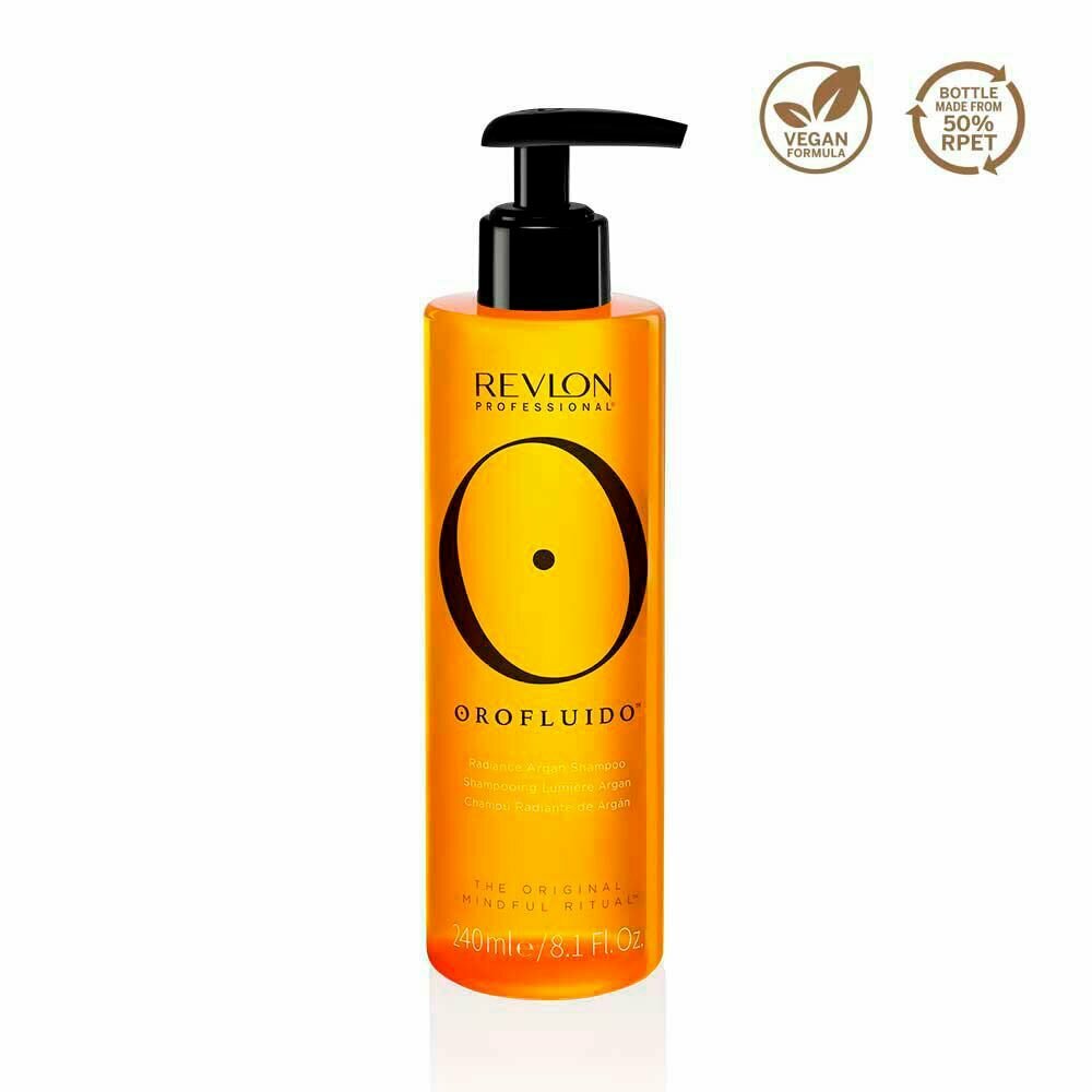OROFLUIDO Шампунь для блеска волос, обогащенный аргановым маслом 240мл Radiance Argan Shampoo