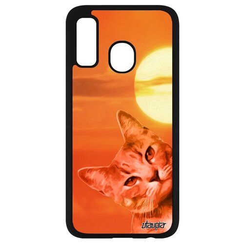фото Чехол для мобильного samsung galaxy a40, "котик" зверь усатый utaupia