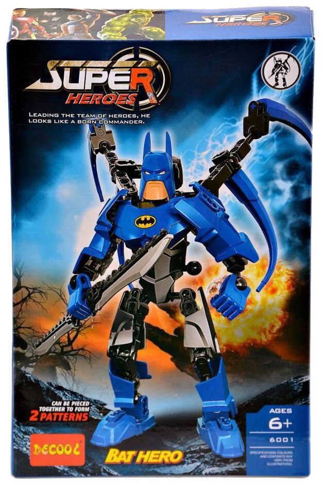 фото Конструктор Jisi bricks (Decool) Super Heroes 6001 Бэтмен