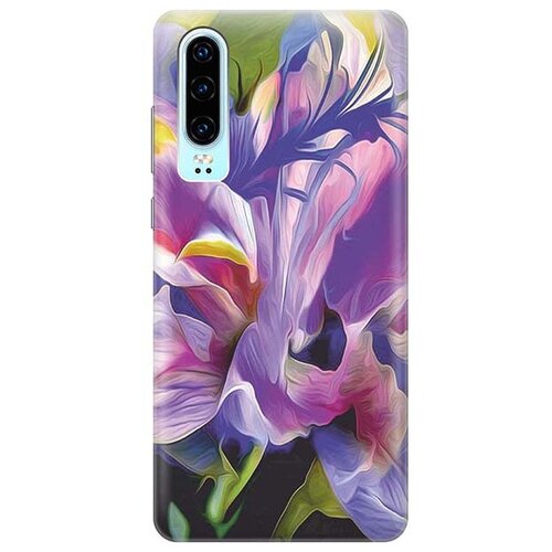 фото Ультратонкий силиконовый чехол-накладка для huawei p30 с принтом gosso