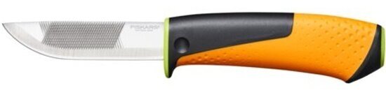 Нож Fiskars для тяжелых работ с точилкой 1023619