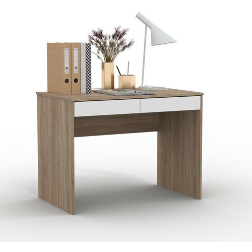 Стол Мебель-Комплекс СП-06 Дуб сонома/Белый РЕ