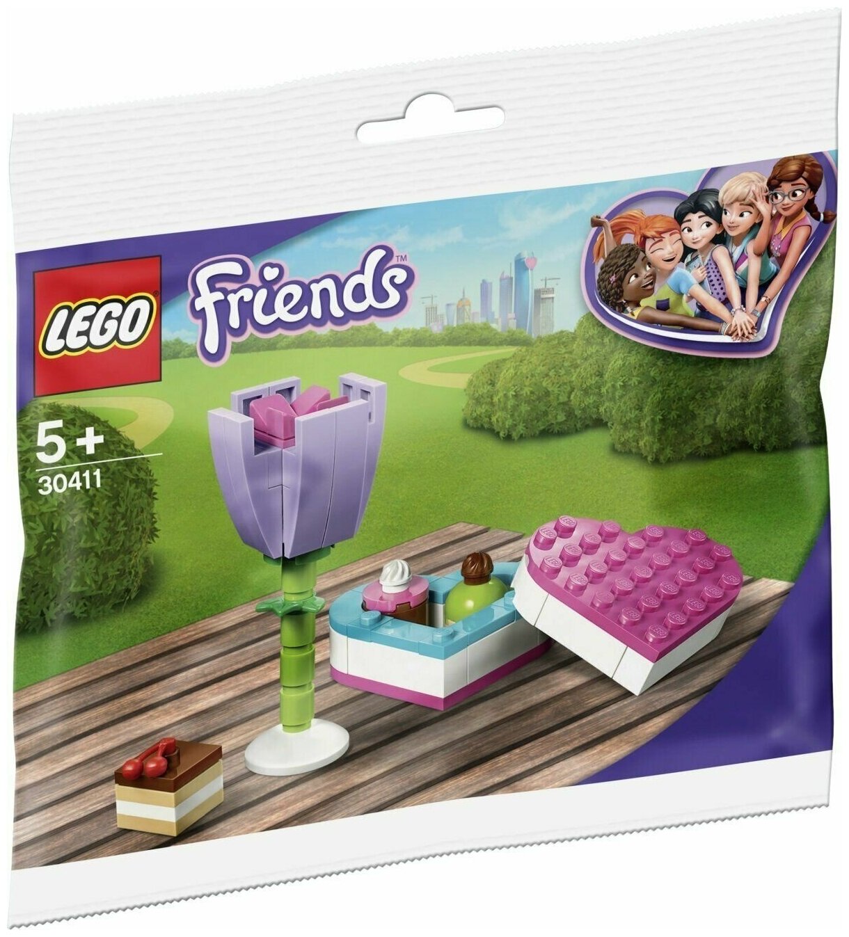 Конструктор LEGO Friends 30411 Цветок и коробка конфет