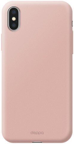 Чехол-крышка Deppa Air Case для iPhone X, пластик, черный - фото №1