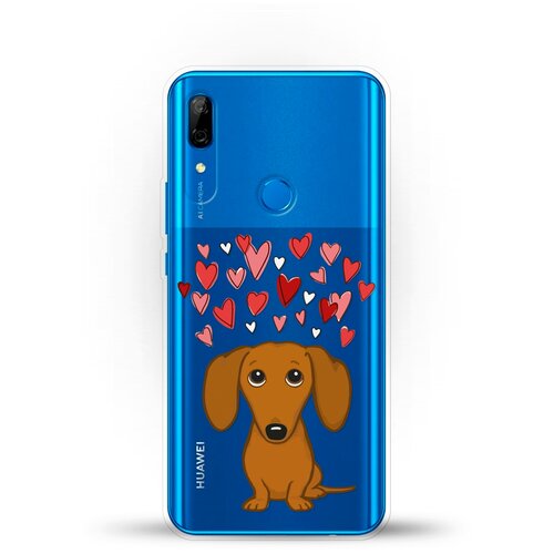 фото Силиконовый чехол любимая такса на huawei p smart z andy & paul