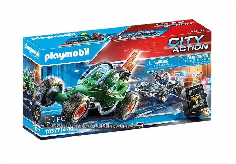Playmobil 70577 Police Go-Kart Escape (Полицейский картинг-побег) - фото №1