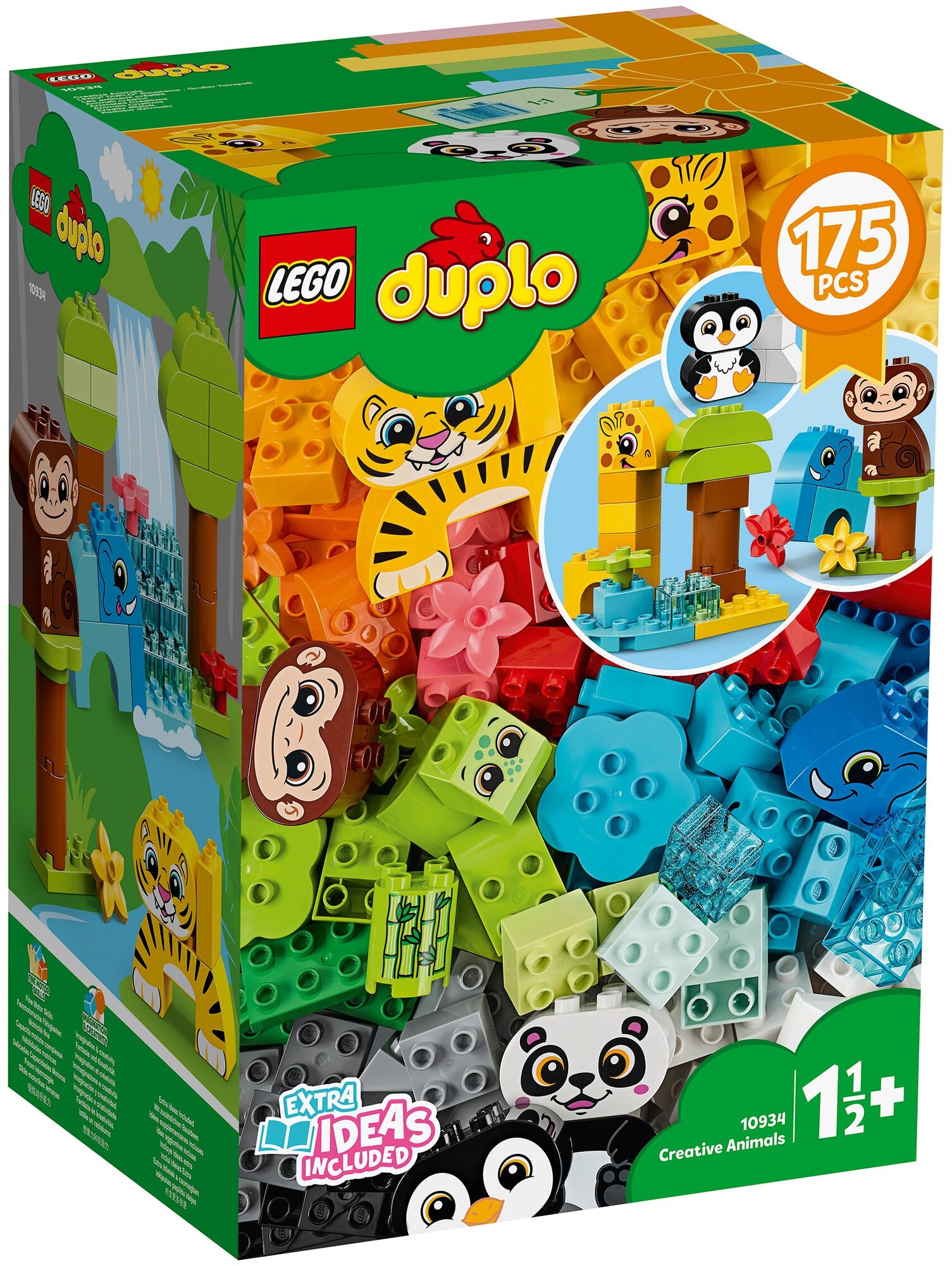 Конструктор LEGO DUPLO 10934 Весёлые зверюшки, 175 дет.