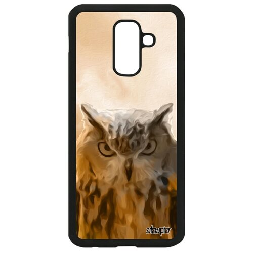 фото Чехол для телефонов galaxy a6 plus 2018, "сова" птица сыч utaupia