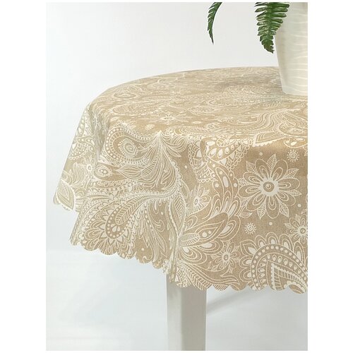 фото Тефлоновая скатерть mori виорика овал 180x140