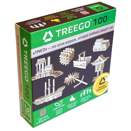 Конструктор Treego Триго, 100 планок, 100 дет.