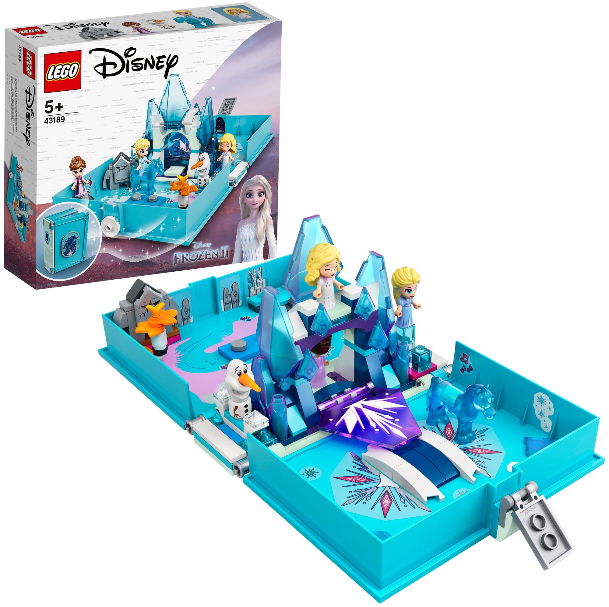 Конструктор LEGO Disney Frozen 43189 Книга сказочных приключений Эльзы и Нока, 125 дет.