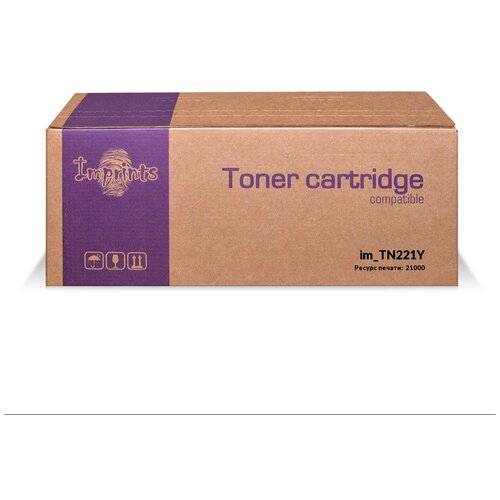 Картридж Konica Minolta TN221Y желтый совместимый