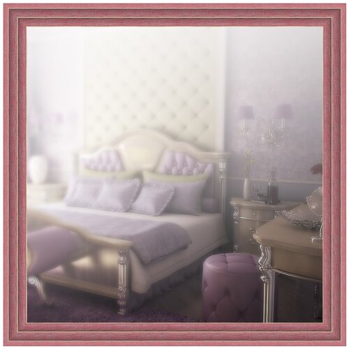 фото Зеркало в широкой раме 70 x 70 см, модель p048018 аурита