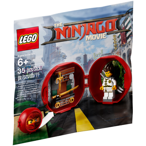 конструктор lego ninjago 71734 мотоцикл кая 54 дет Конструктор LEGO Ninjago 5004916 Капсула-додзе Кая, 35 дет.