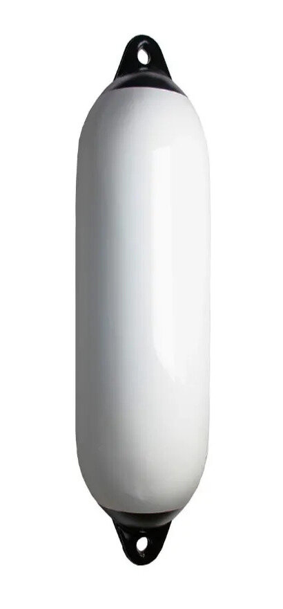 Кранец швартовый надувной Majoni Star-1, 450х120 мм, белый с черным рымом, Нидерланды