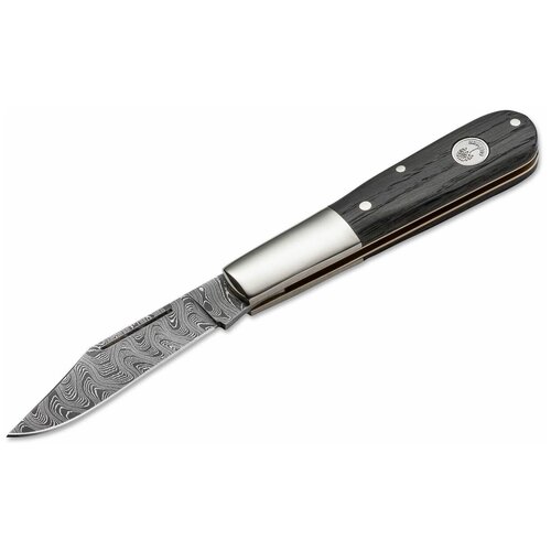 фото Нож складной boker barlow classic damascus коричневый