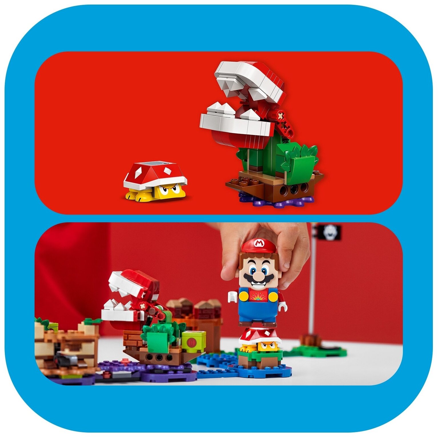 Конструктор LEGO Super Mario Загадочное испытание растения-пираньи (доп. набор), - фото №7