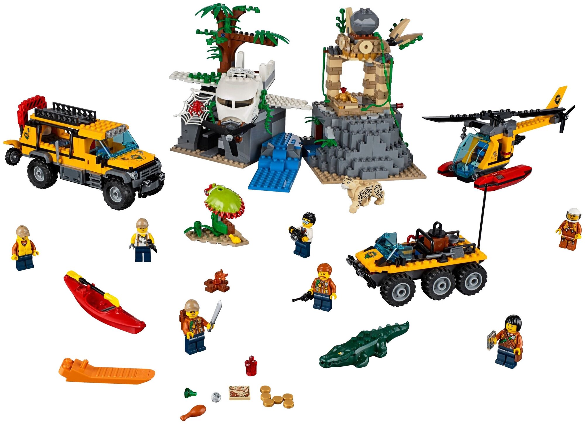 LEGO City Jungle Explorer База исследователей джунглей - фото №2