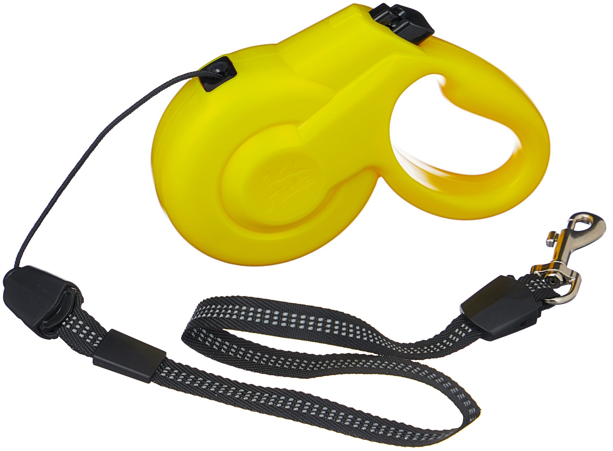 Поводок-рулетка для собак Fida Styleash тросовая (XS) желтый 3 м