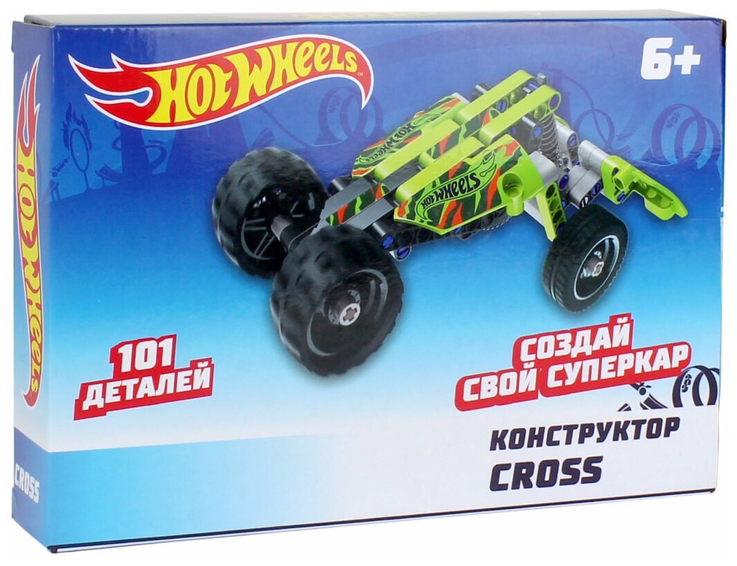 Hot Wheels Конструктор "Cross" (101 деталь)