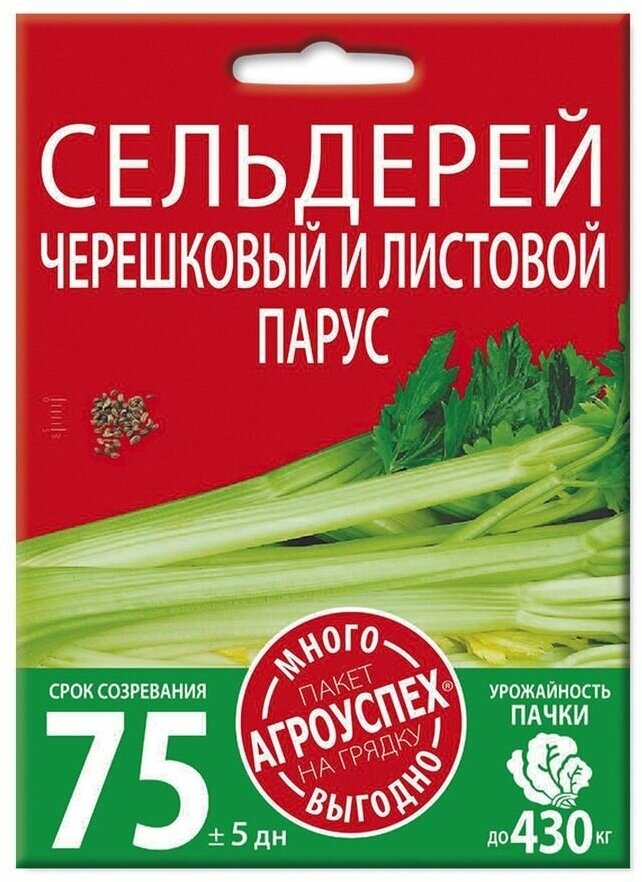 Сельдерей Парус листовой, семена Агроуспех Много-Выгодно 2г