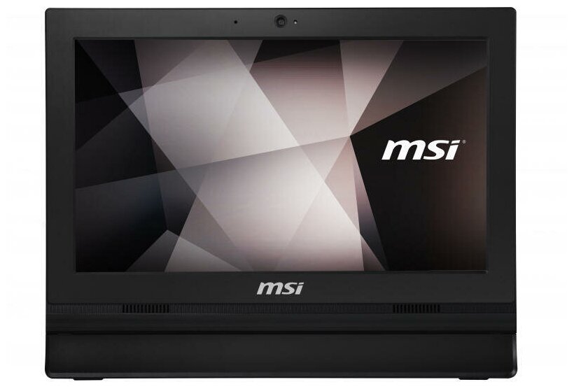 Моноблок MSI Pro 16T 10M-022XRU 15.6" HD Touch Cel 5205U/4Gb/SSD250Gb HDG/CR/noOS/черный 1366x768