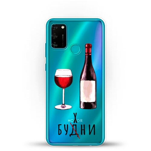 фото Силиконовый чехол будни на honor 9a andy & paul